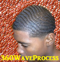 Photo of a guy With 360 waves in his hair.