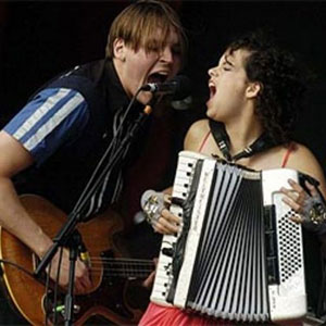 Arcade Fire's Win Butler & Régine Chassagne performing together