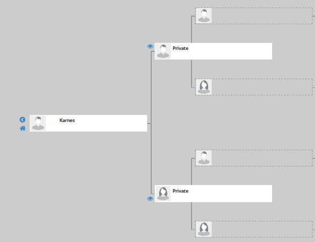 No ancestors in family tree