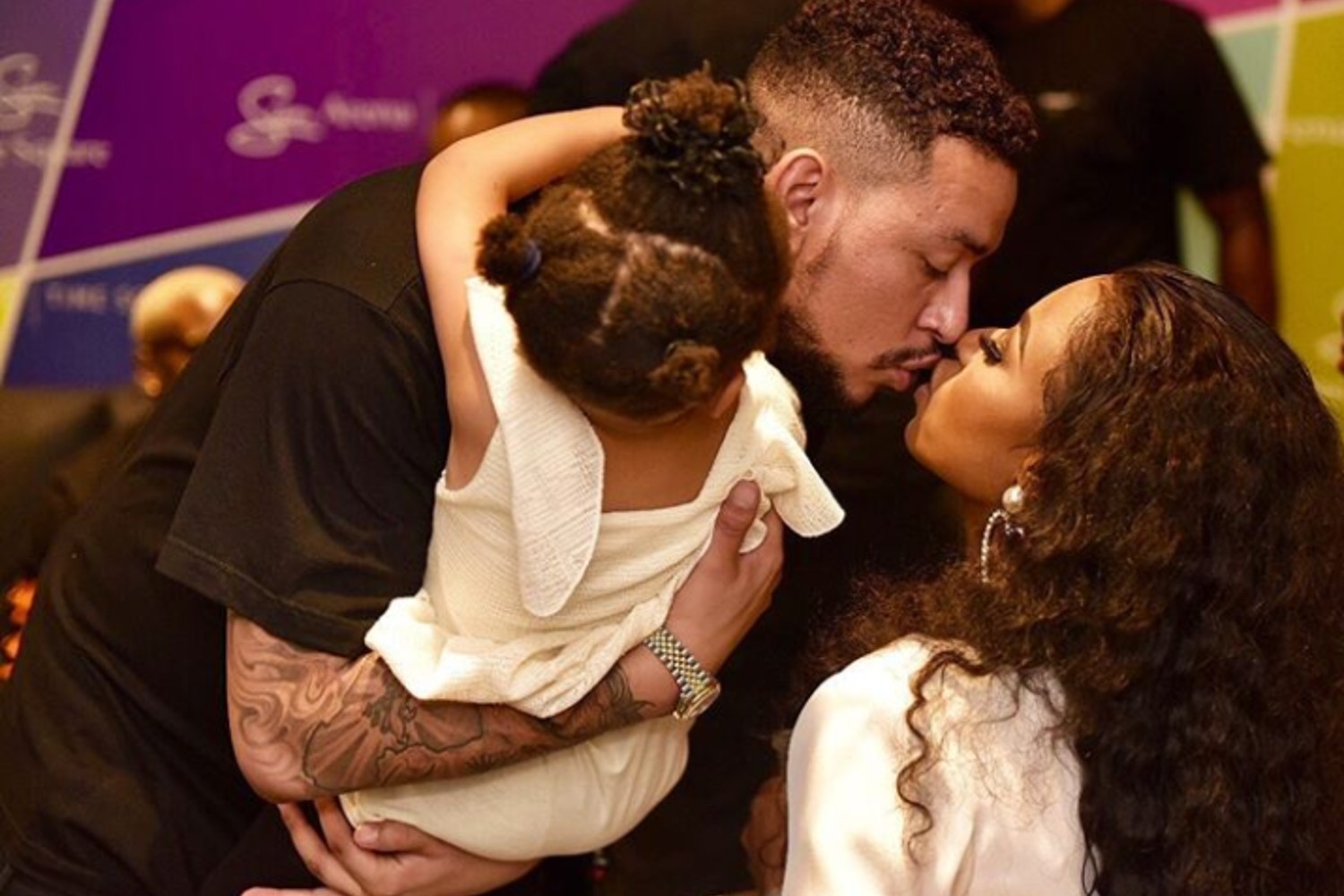 DJ Zinhle Shares Photos Of AKA and Daughter Kairo in Tribute To The Rapper!