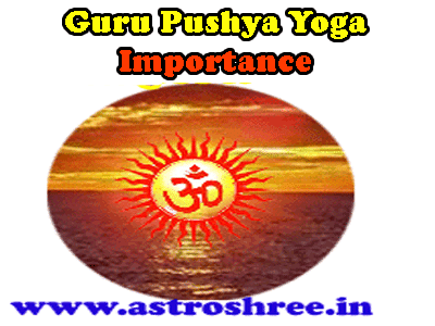 Guru Pushya Yoga Significance in astrology