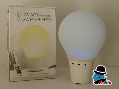 Lampada senza filo con speaker integrato 