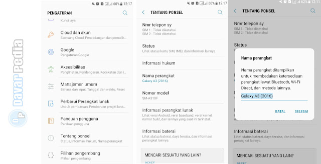 Cara Mengganti Nama Wi-Fi Direct dan Bluetooth di Hp Samsung