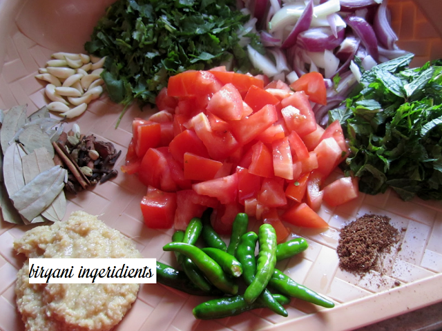 essential ingredients for chicken biryani