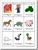 Click to download FREE Spanish Farm Flashcards from Living Life Intentionally