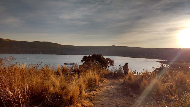 Lago Titicaca desde Isla Esteves, Perú