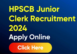 HP State Cooperative Bank Junior Clerk Recruitment 2024