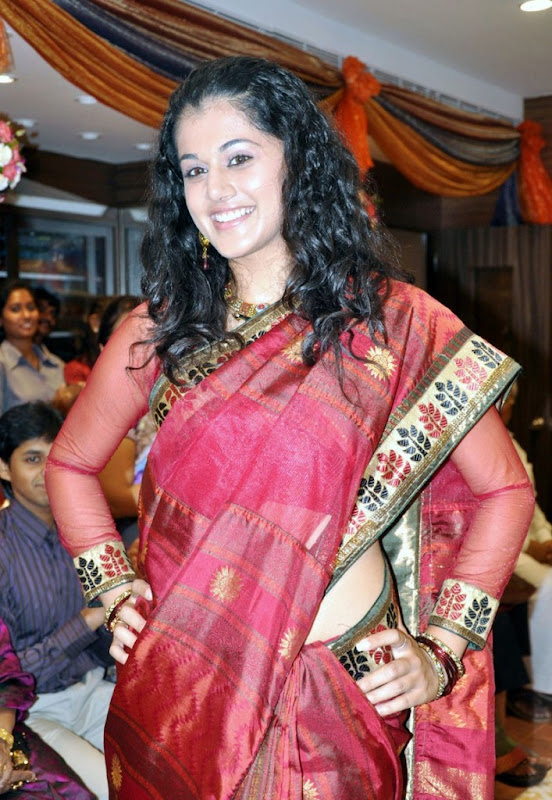 Taapsee Telugu Actress Sri Palam Saree Showroom Images Gallery hot photos