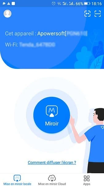 تحميل برنامج عرض شاشة الهاتف على الكمبيوتر عن طريق usb أو الواي فاي – ApowerMirror