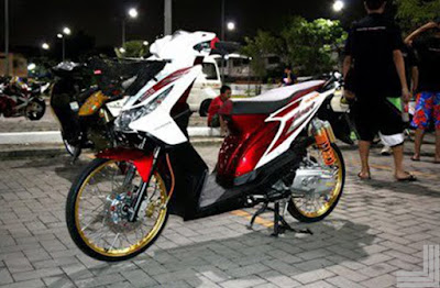 20+ Gambar Modifikasi Motor Honda Beat Standar - Kumpulan 