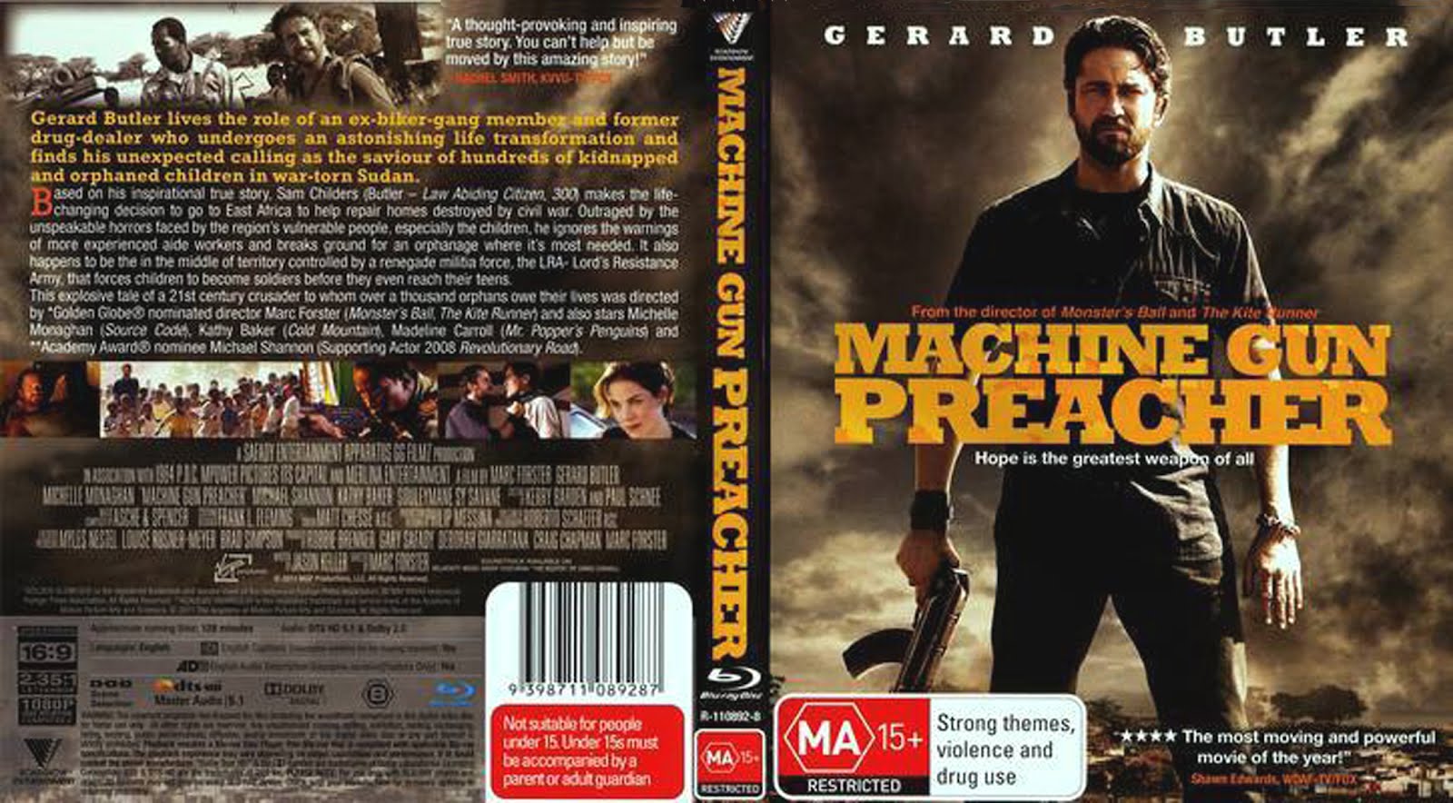 Machine Gun Preacher DVD Front Cover