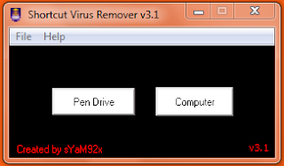 القضاء على فيروس الشورت كت باستخدام Shortcut Virus Remover