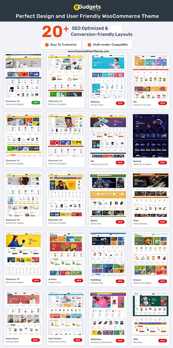 eGudgets - Multipurpose WooCommerce Theme Review