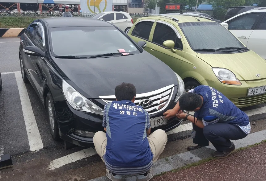 경기도, 자동차세 3회 이상 체납차량 번호판 영치