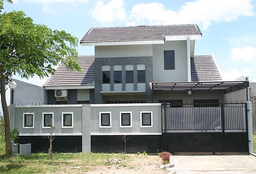 Desain Pagar Rumah Minimalis  Modern