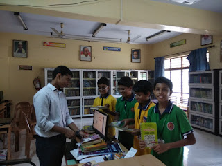 Teacher's Day - Student Librarian in Action