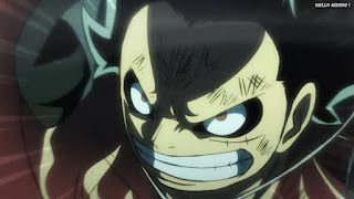 ワンピースアニメ 1017話 ルフィ ギア4 バウンドマン かっこいい Luffy Gear 4 Bound man | ONE PIECE Episode 1017