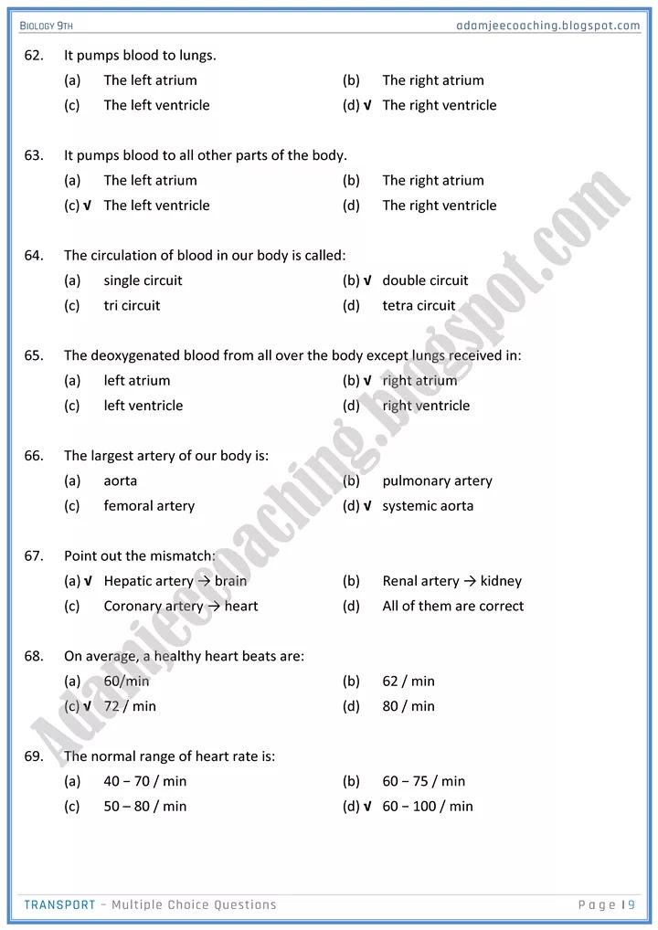 transport-mcqs-biology-9th