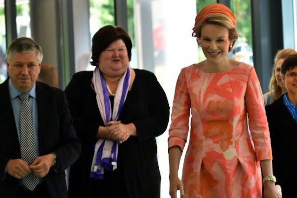 Queen Mathilde of Belgium attended the inauguration of the maternity and children’s wing at the Universitair Ziekenhuis Antwerpen (UZA) hospital 