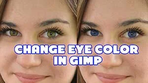 Change eye color in GIMP