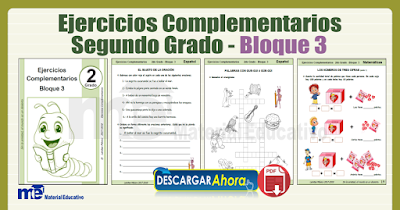  Ejercicios Complementarios Segundo Grado - Bloque 3 