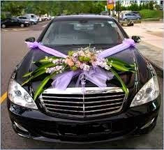 hiasan bunga untuk mobil pengantin