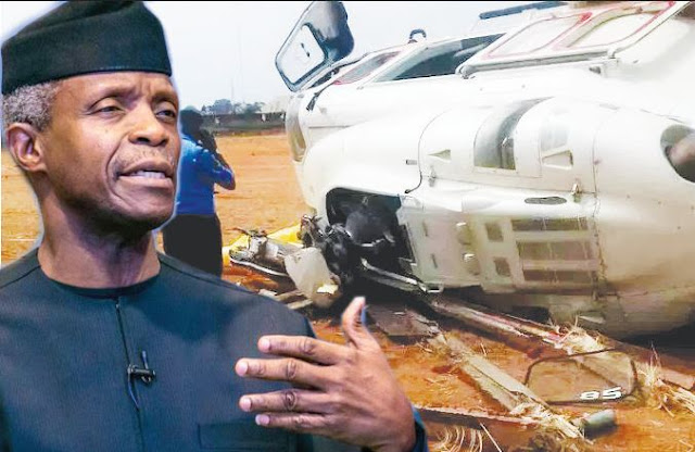 Why Osinbajo’s Helicopter Crashed In Kogi - AIB