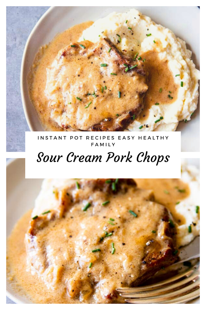 Instant Pot Sour Cream Pork Chops