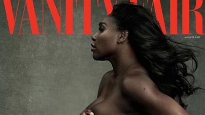 Pregnant Serena Williams strips down for Vanity Fair