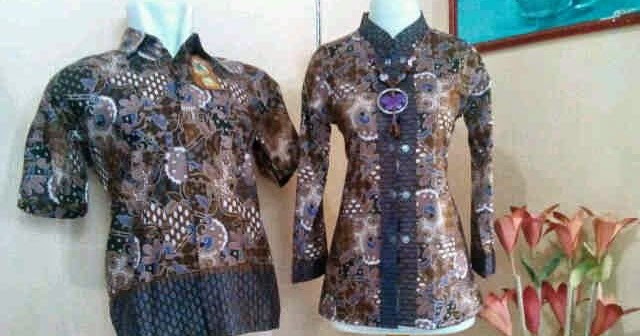  Batik  couple model bluss Aneka Model Baju Batik  Modern 