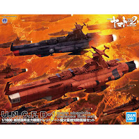 Bandai 1/1000 U.N.C.F.D-1 MARS ABSOLUTE DEFENSE LINE SET Color Guide & Paint Conversion Chart  