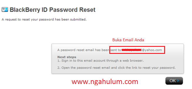 Cara Mengatasi Lupa Password Blackberry ID