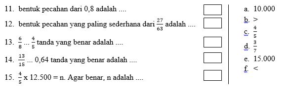 Soal Dan Kunci Balasan Matematika Kelas 6 Semester 2 Sekolah Dasar Mi Ulangan Harian 1 Bahan Operasi Hitung Serpihan Pendidikan Indonesia