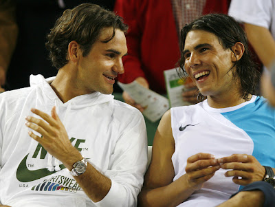 Roger Federer vs Rafael Nadal Happy Gallery Image