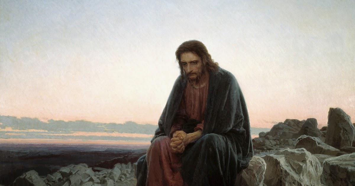 Ryan Delgado Art: 40 Days of Paintings - Christ in the Desert (Ivan