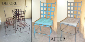 before and after, DIY, chairs