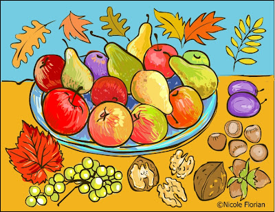  sau Prajitura cu mere: Cele mai cerute: Desene de colorat cu toamna