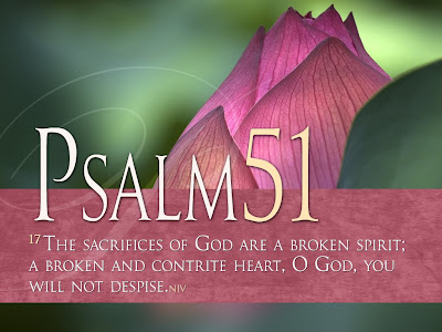 Psalm 51:17 NIV