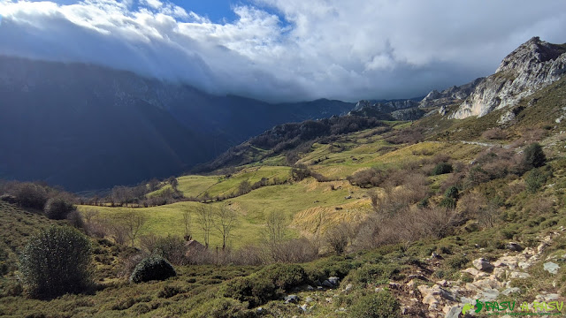 Bajada de Vega Fuentes a Pandiechu