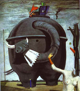 Max Ernst - The elephant Celebes, 1921.