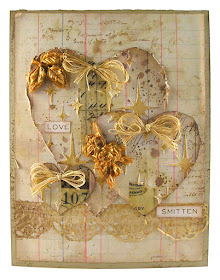 Stampers Anonymous Etcetera Prima Marketing Mould Wendy Vecchi Gold Embossing Paste Tim Holtz Idea-Ology Design Tape For The Funkie Junkie Boutique