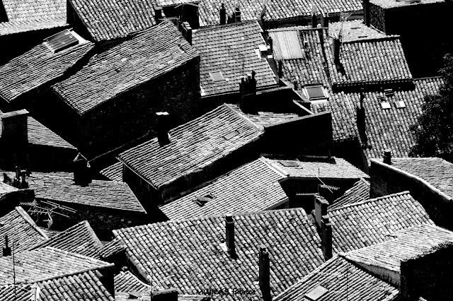 toit de maison dans les cevennes