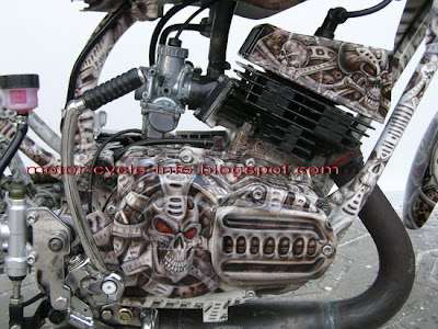 Motor kontes rxking Yamaha Rx king air brush 