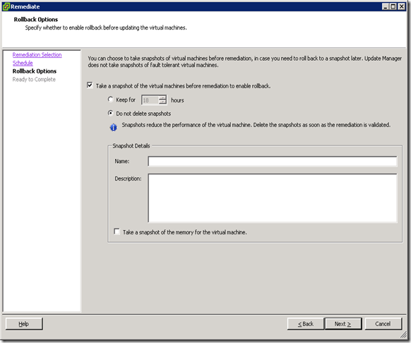 13_VM Hardware Remediate Rollback options