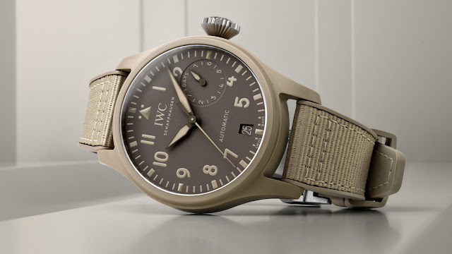 Review the IWC Big Pilots Perpetual Calendar Top Gun Edition Mojave Desert Watch Replica