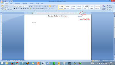 Cara Membuat Dartar Isi Secara Otomatis MS Word