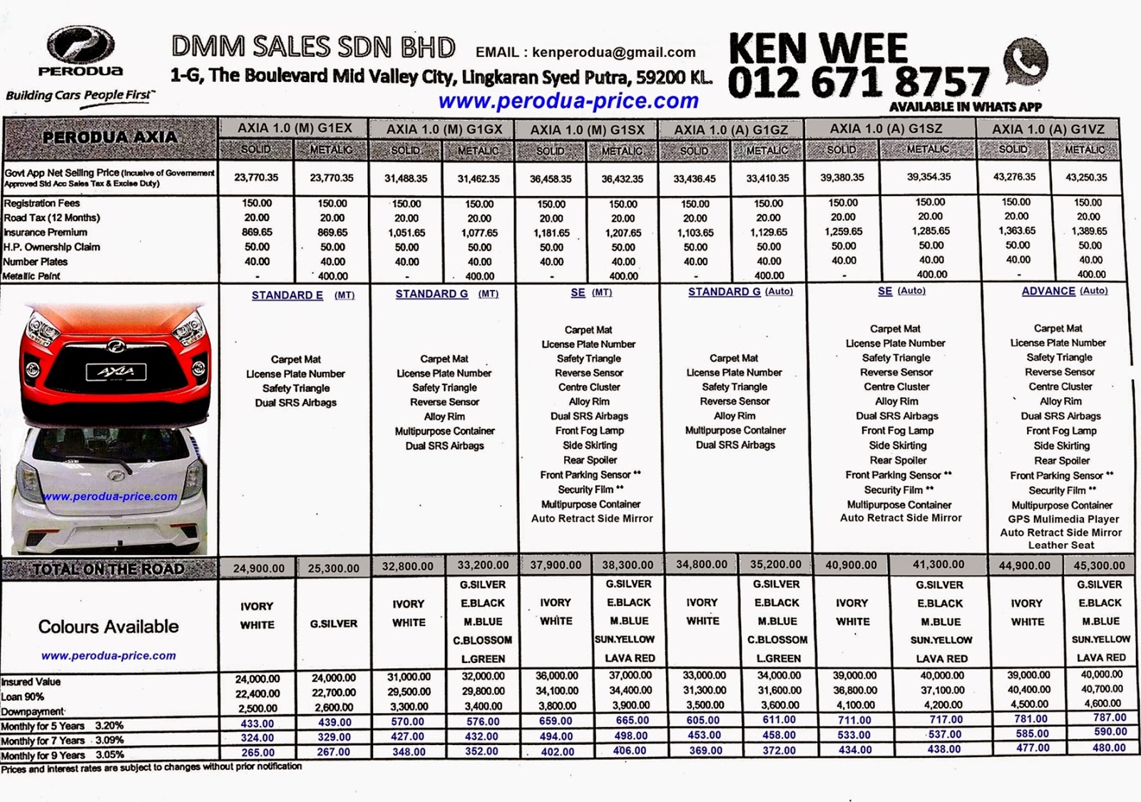 Perodua Promosi - 012 671 8757