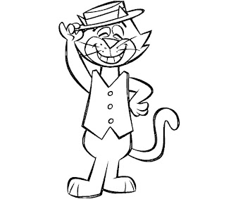 #7 Top Cat Coloring Page