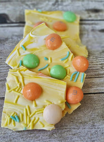 spring candy bark