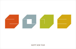 Square | シンプルでおしゃれな年賀状イラストテンプレート